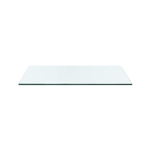 Bethany Coffee Table Glass Top, Clear-Blue Hand Home