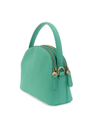 Larissa Double Zip Dome Crossbody-Blue Hand Home
