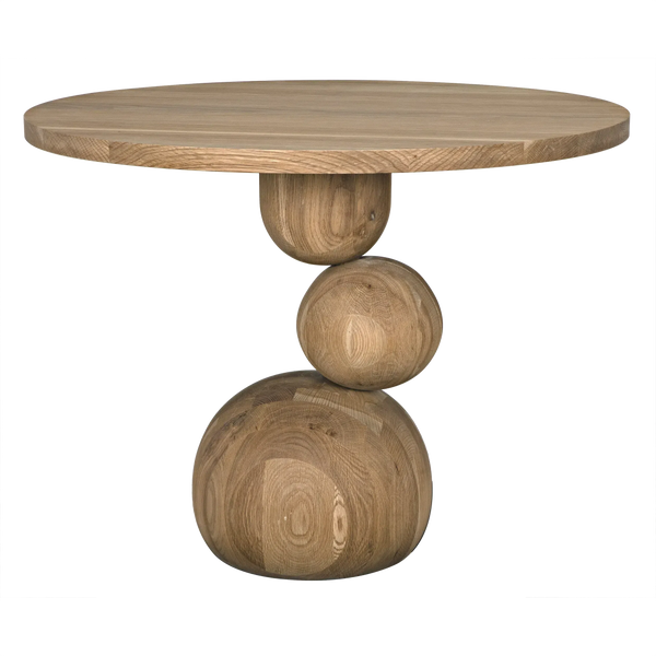 Boulder Breakfast Table, Oak - 38x38x30-Blue Hand Home