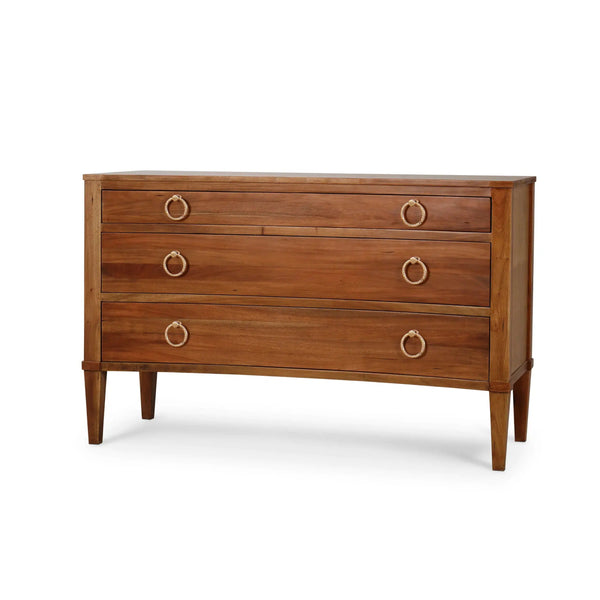 Bow 3 Drawer Chest-Blue Hand Home