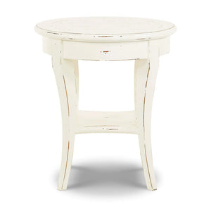 Bradley Round Side Table-Blue Hand Home
