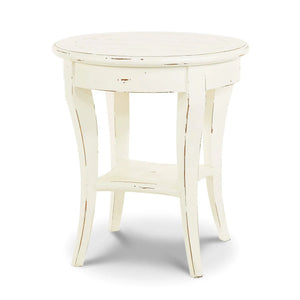 Bradley Round Side Table-Blue Hand Home