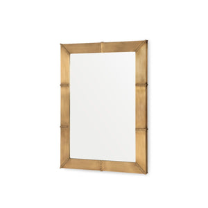 Brea Large Mirror in Antique Brass by Villa & House