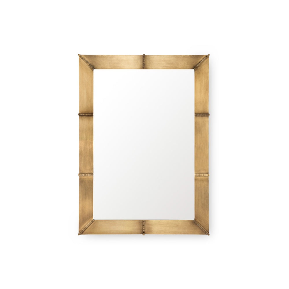 Brea Large Mirror in Antique Brass by Villa & House