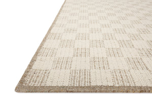 Brigette Romanek x Loloi Knox Rugs - Ivory / Khaki-Blue Hand Home