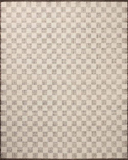Brigette Romanek x Loloi Knox Rugs - Ivory / Mocha-Blue Hand Home