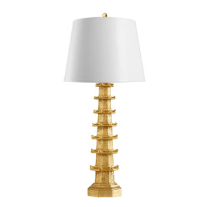 Brighton Lamp / Gold Leaf-Villa & House-Blue Hand Home