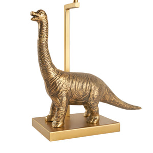 Bruno Lamp Without Shade, Antique Brass
