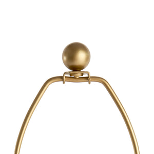 Bruno Lamp Without Shade, Antique Brass