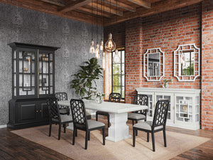 Ceylon Dining Chair-Blue Hand Home