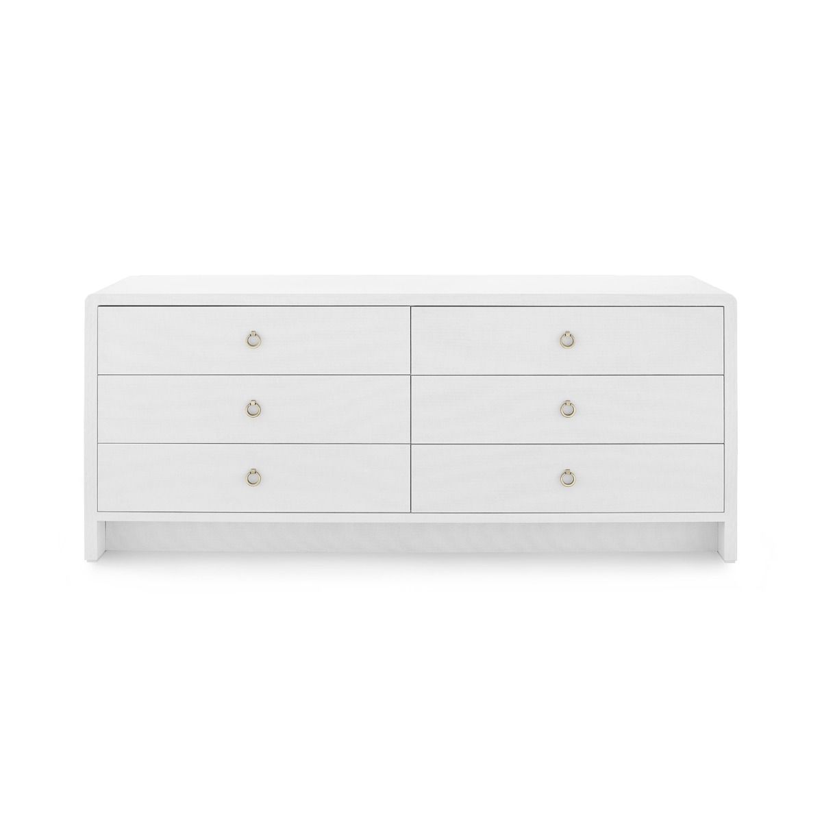 Bryant Linen Extra Wide Large 6-Drawer / Chiffon White-Villa & House-Blue Hand Home