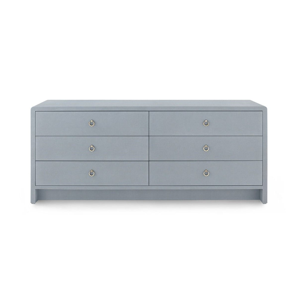 Bryant Linen Extra Wide Large 6-Drawer / Winter Gray-Villa & House-Blue Hand Home