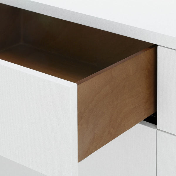 Bryant Linen Extra Wide Large 6-Drawer / Chiffon White-Villa & House-Blue Hand Home