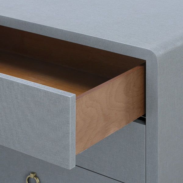 Bryant Linen Extra Wide Large 6-Drawer / Winter Gray-Villa & House-Blue Hand Home