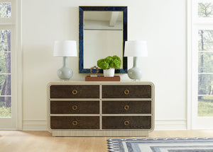 Buckley Rectangular Serving Tray, Tan