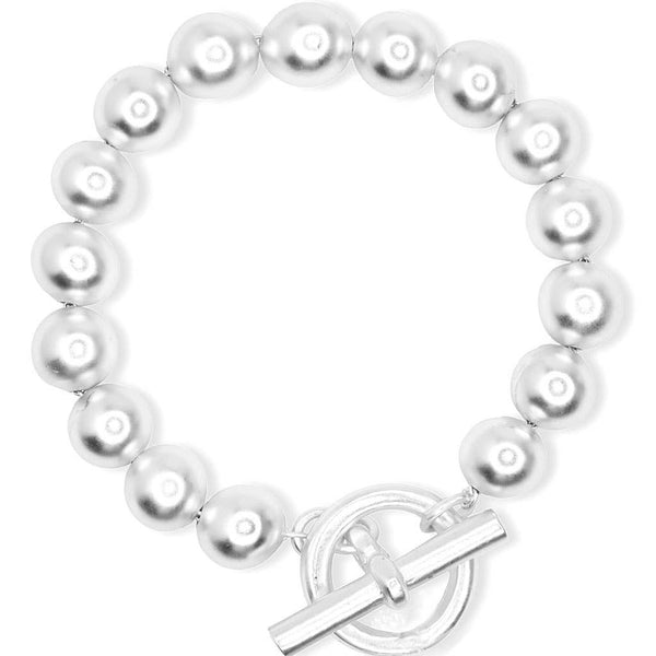 Trendy Beaded Chain Bracelet for Layering-Blue Hand Home