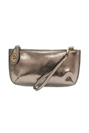 Liquid Metal Mini Crossbody Wristlet Clutch-Blue Hand Home