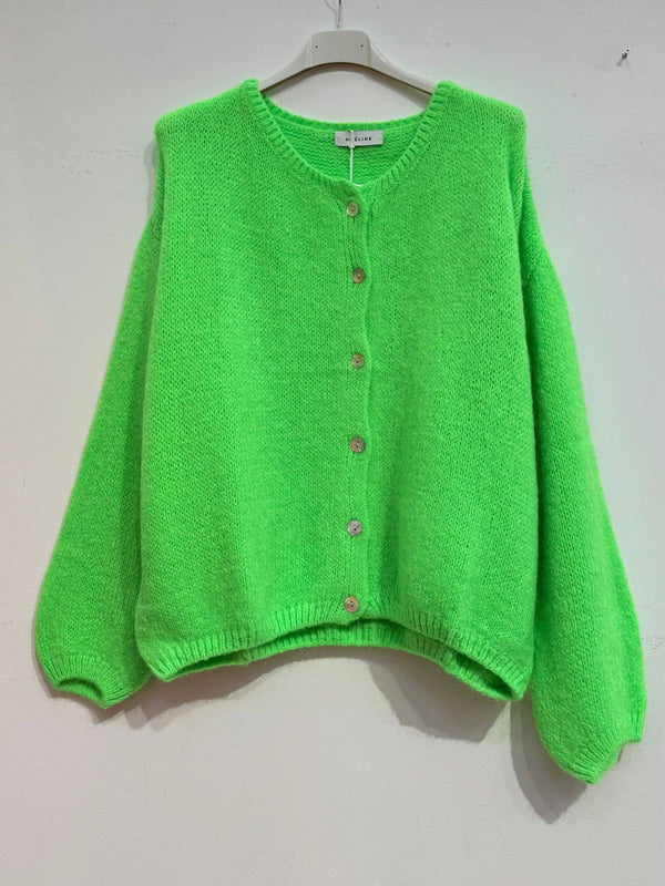 Kid mohair and wool vest 7535-Blue Hand Home