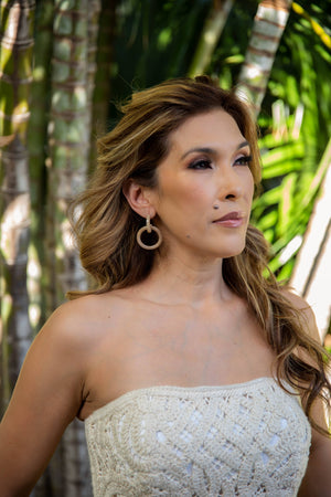 Gaia Earrings-Blue Hand Home