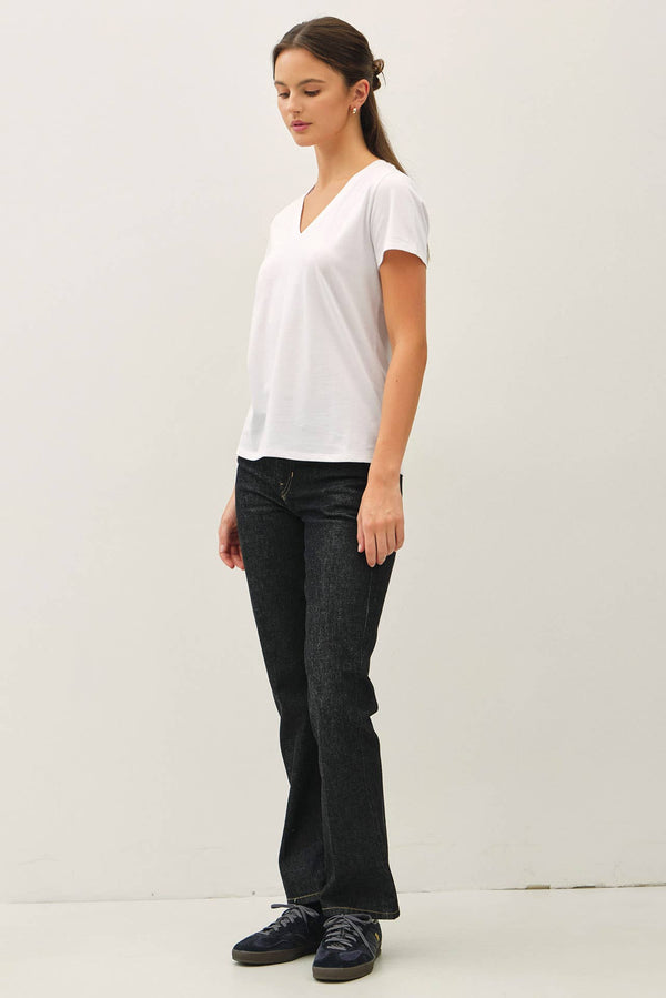 Cotton Jersey V-Neck T-Shirts