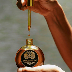 SACRED SERUM Organic Face Oil-Blue Hand Home