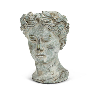 Women Head Planter-Blue Hand Home