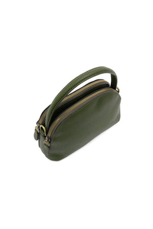 Larissa Double Zip Dome Crossbody-Blue Hand Home