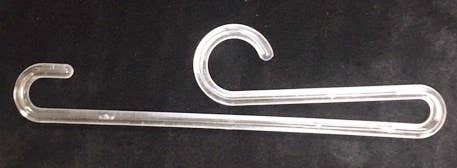 Clear acrylic towel hangers in packs of ten-Blue Hand Home