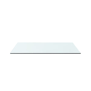 Camilla 2-Drawer Side Table Glass Top, Clear