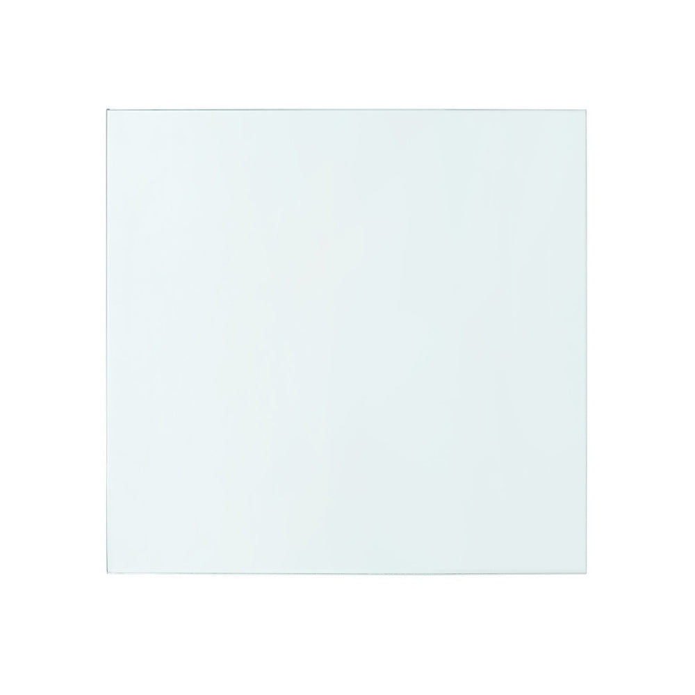 Camilla 2-Drawer Side Table Glass Top, Clear-Blue Hand Home