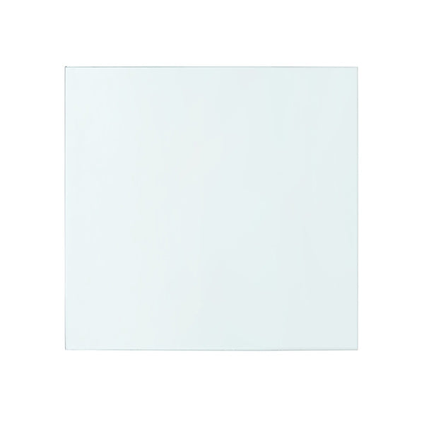 Camilla 2-Drawer Side Table Glass Top, Clear