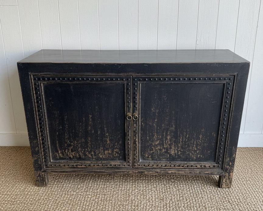 Cam Cabinet-2Dr-Blck Dist-Blue Hand Home
