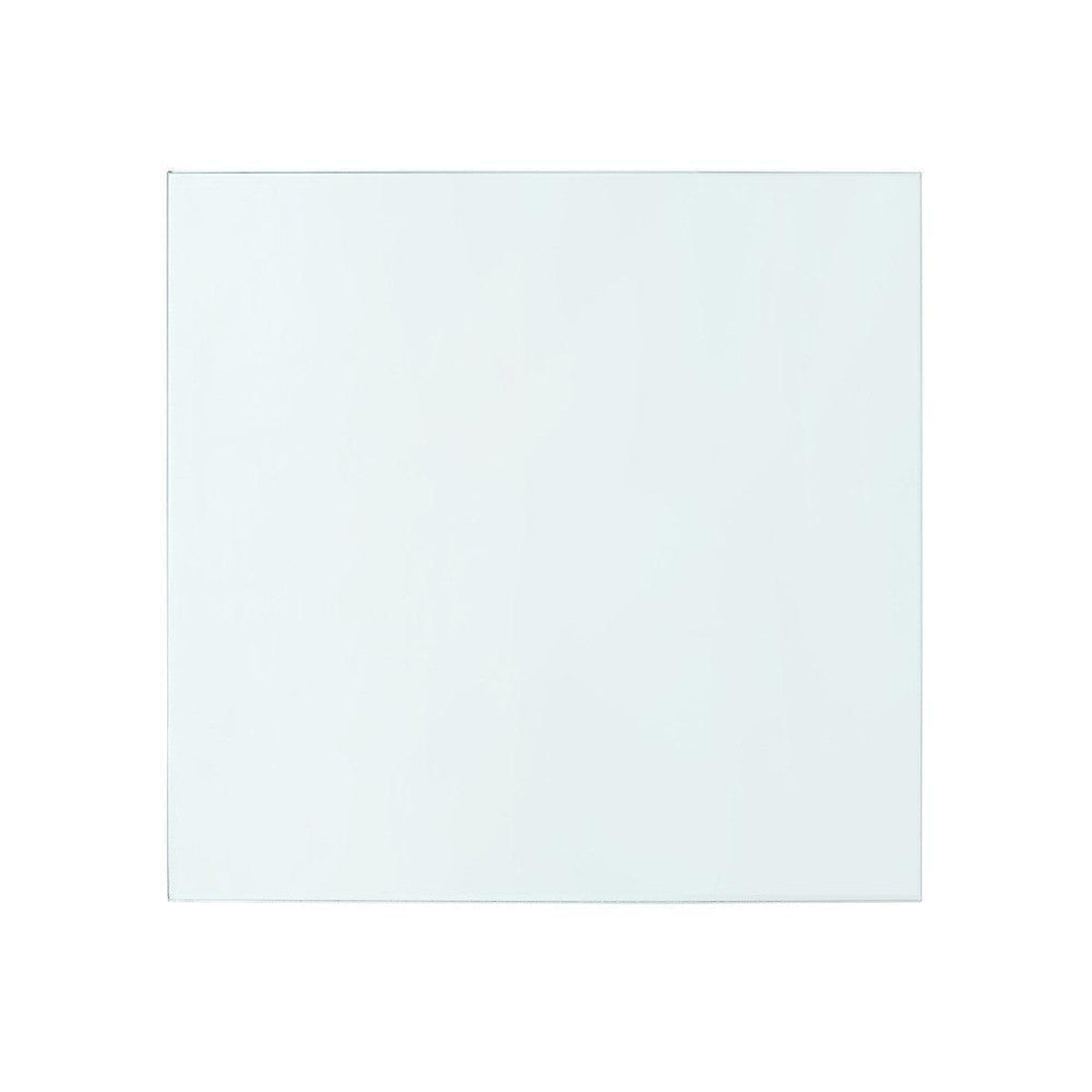 Camilla 2-Drawer Side Table Glass Top, Clear-Blue Hand Home