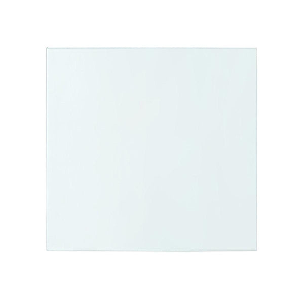 Camilla 2-Drawer Side Table Glass Top, Clear-Blue Hand Home