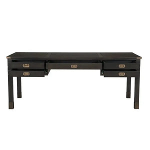 Campaign Partner Desk-Noir Furniture-Blue Hand Home