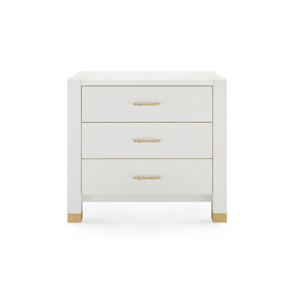 Camden 3-Drawer Side Table-Blue Hand Home