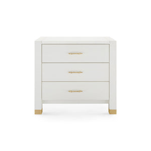 Camden 3-Drawer Side Table-Blue Hand Home