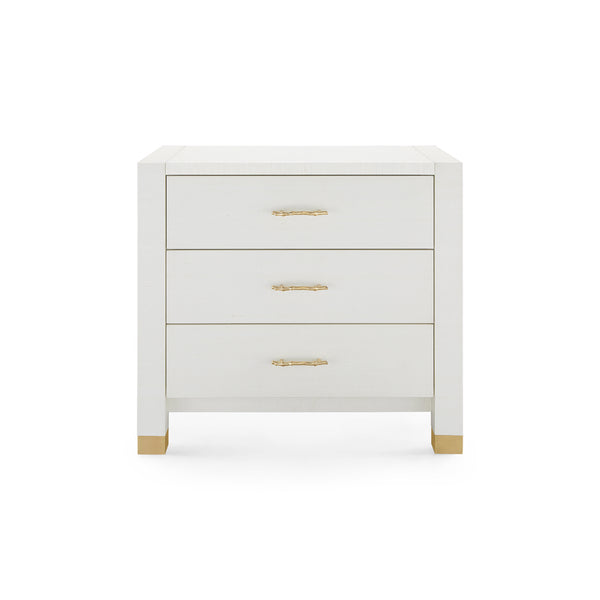 Camden 3-Drawer Side Table-Blue Hand Home