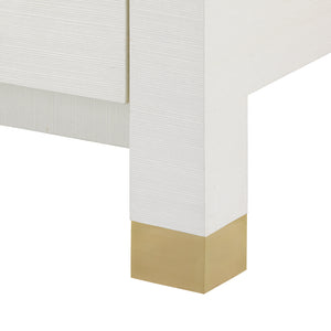 Camden 3-Drawer Side Table-Blue Hand Home