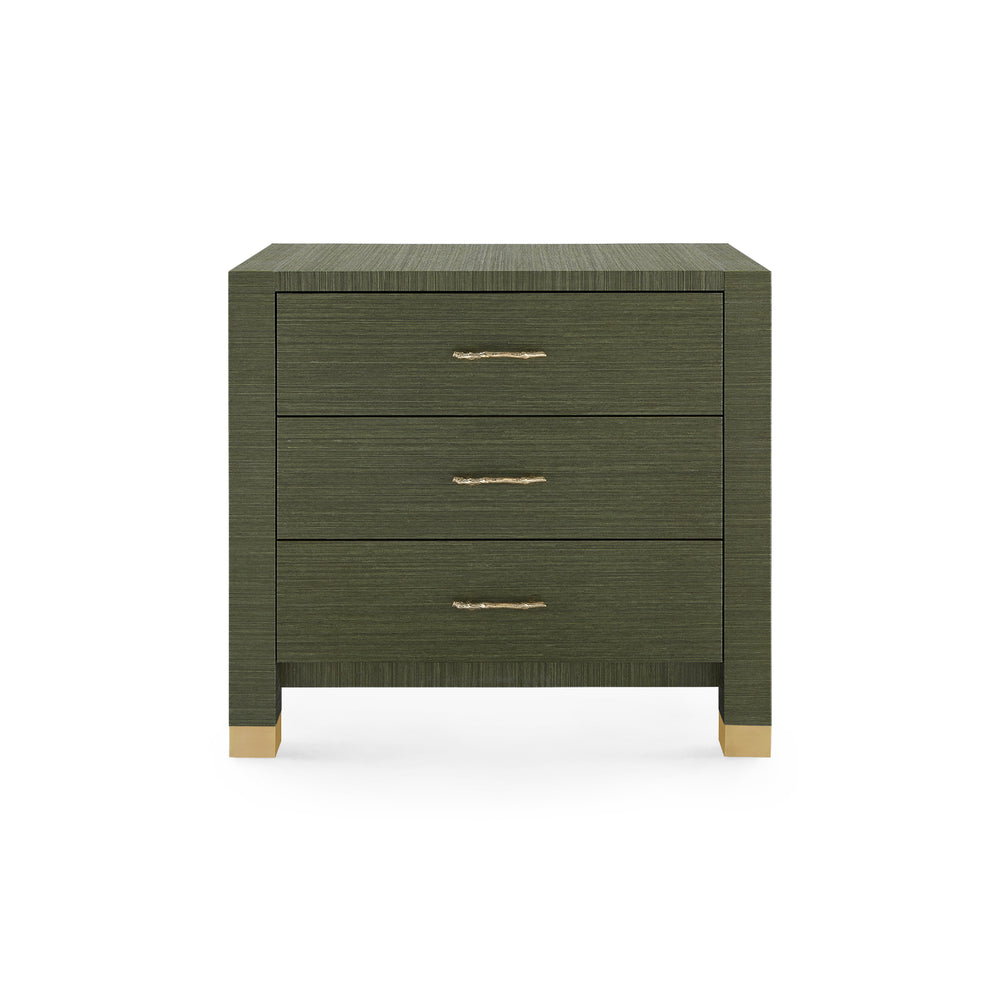 Camden 3-Drawer Side Table-Blue Hand Home