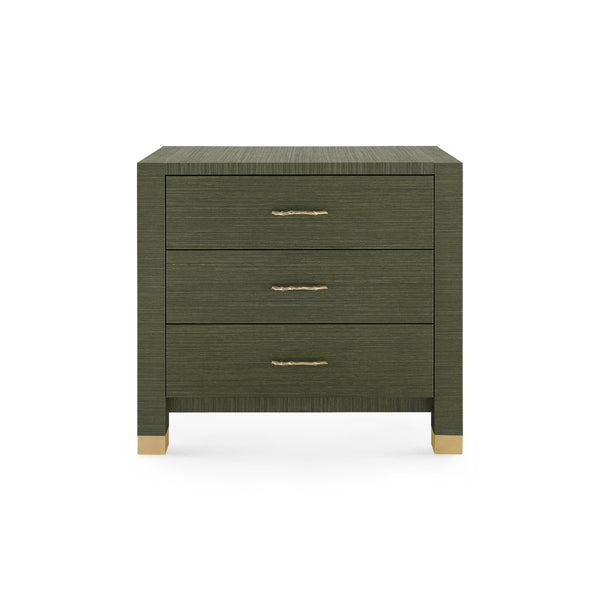 Camden 3-Drawer Side Table-Blue Hand Home
