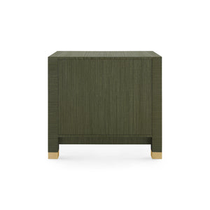 Camden 3-Drawer Side Table-Blue Hand Home