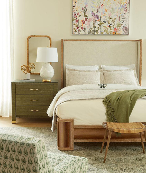 Camden 3-Drawer Side Table-Blue Hand Home