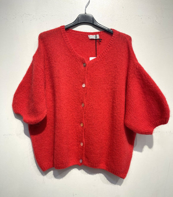 Kid mohair and wool vest 7529-Blue Hand Home