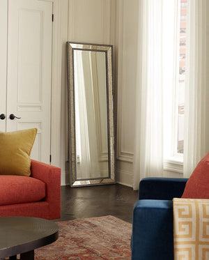 Cecilia Mirror-Blue Hand Home