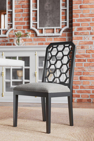 Ceylon Dining Chair-Blue Hand Home