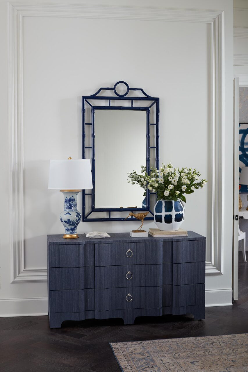 Chloe Mirror, Deep Sea Blue