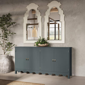 Chloe 4 Door Sideboard-Blue Hand Home