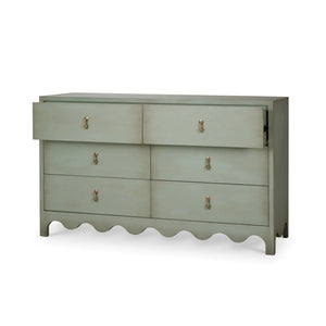 Chloe 6 Drawer Dresser-Blue Hand Home
