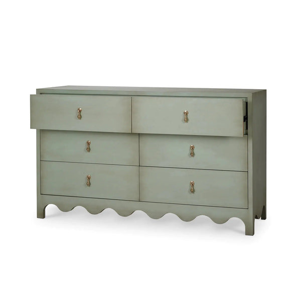 Chloe 6 Drawer Dresser-Blue Hand Home